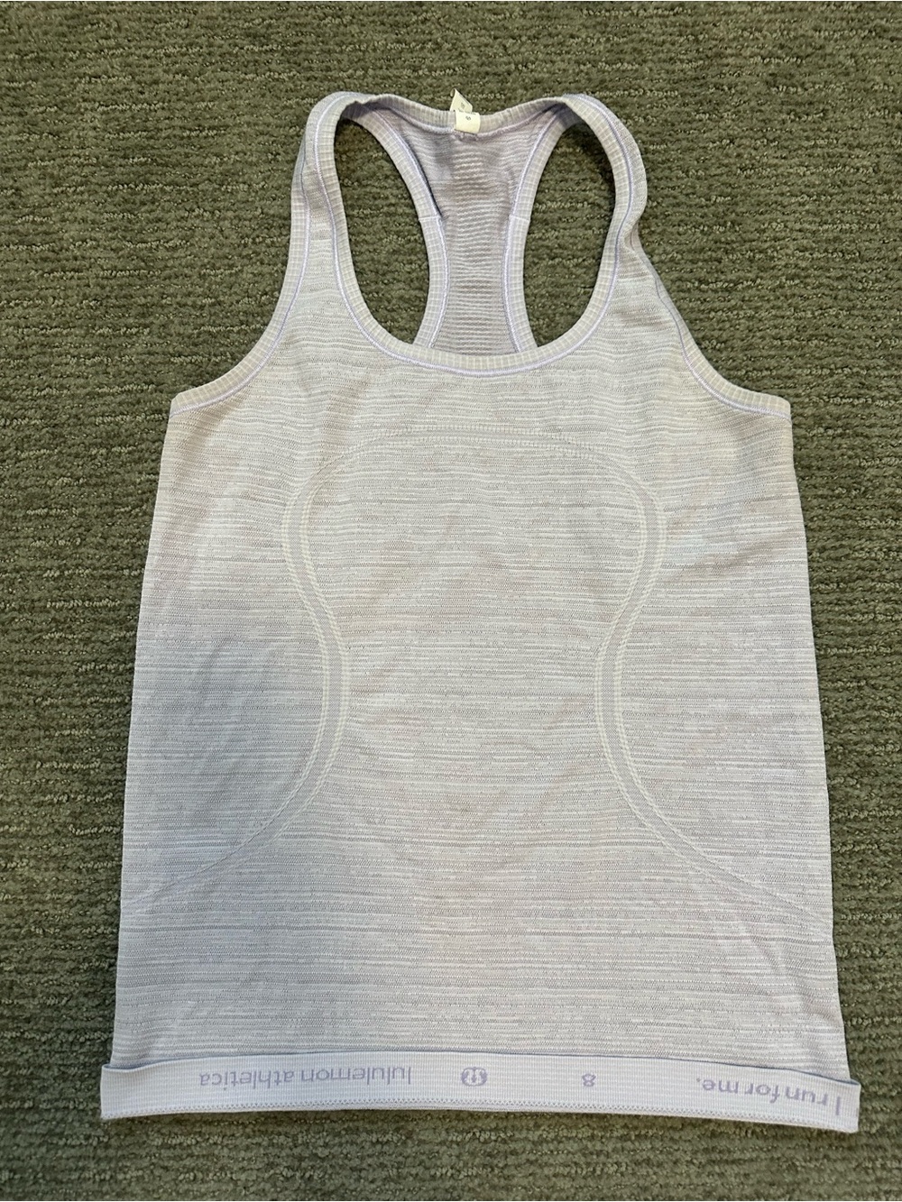 lululemon athletica Lavender Seamless Racerback Tank Top